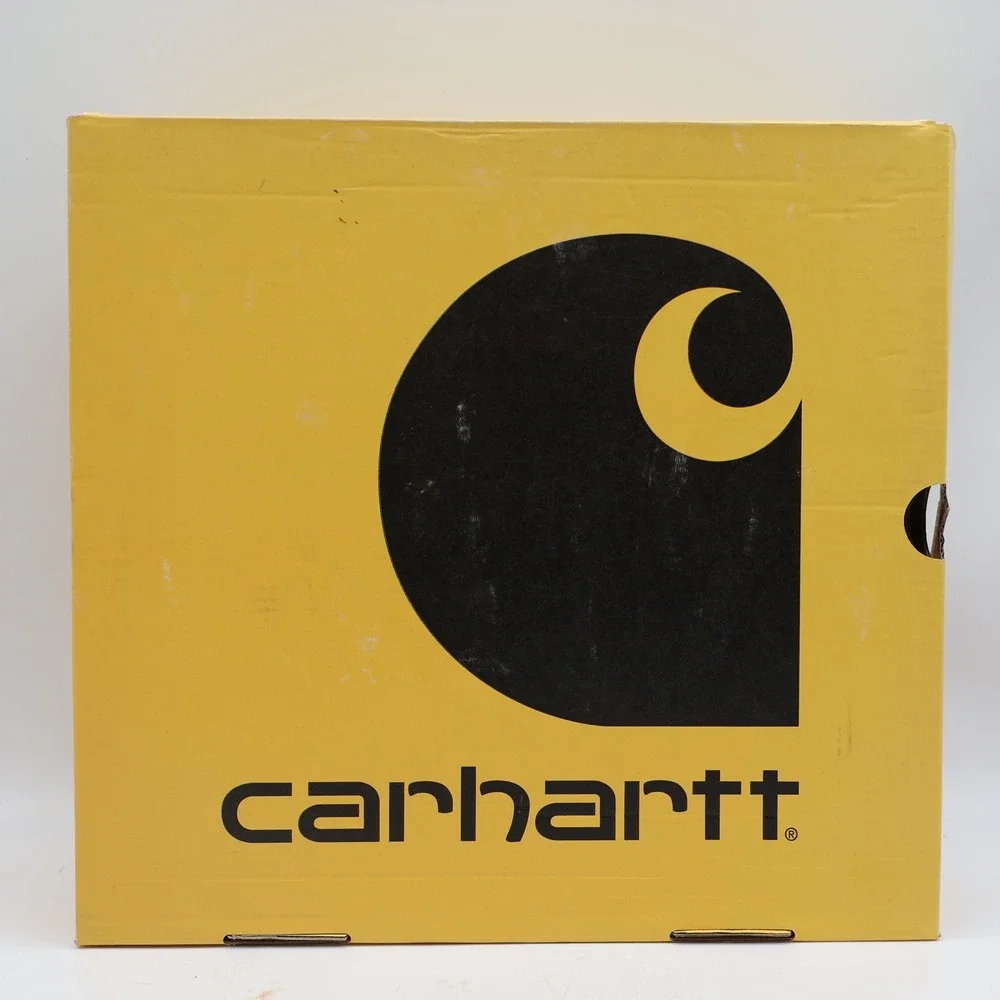Carhartt Waterproof Pull-On Work Boot Mens 9 Brown Leather Soft Toe CMP1053